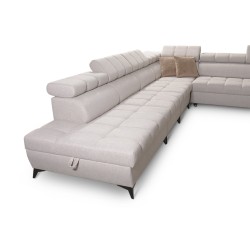 Venna XII corner sofa with a sleeping function and USB port - elegance and functionality in one! Venna XII corner sofa with a sleeping function and USB port - elegance and functionality in one!