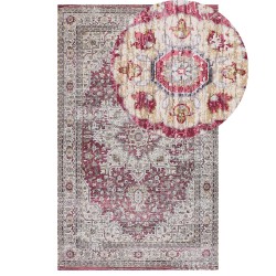 Dywan 150 x 230 cm czerwono-beżowy ARHAVI Dywan 150 x 230 cm czerwono-beżowy ARHAVI