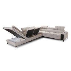 Venna XII corner sofa with a sleeping function and USB port - elegance and functionality in one! Venna XII corner sofa with a sleeping function and USB port - elegance and functionality in one!