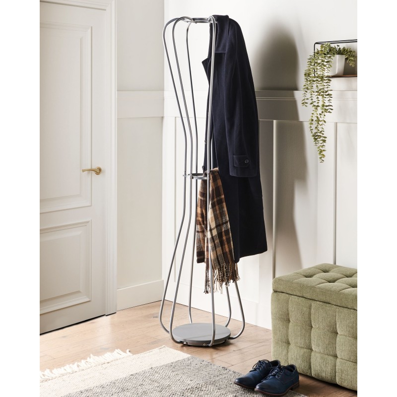 Wieszak na ubrania ORDWAY Srebrny