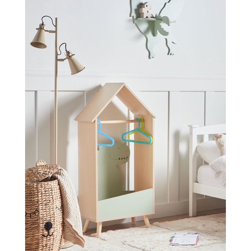 Wieszak na ubrania DURANGO Jasnobrązowy