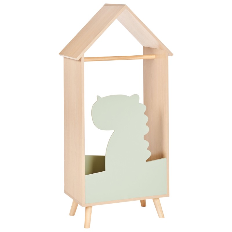 Wieszak na ubrania DURANGO Jasnobrązowy