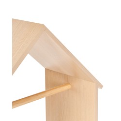 Wieszak na ubrania DURANGO Jasnobrązowy