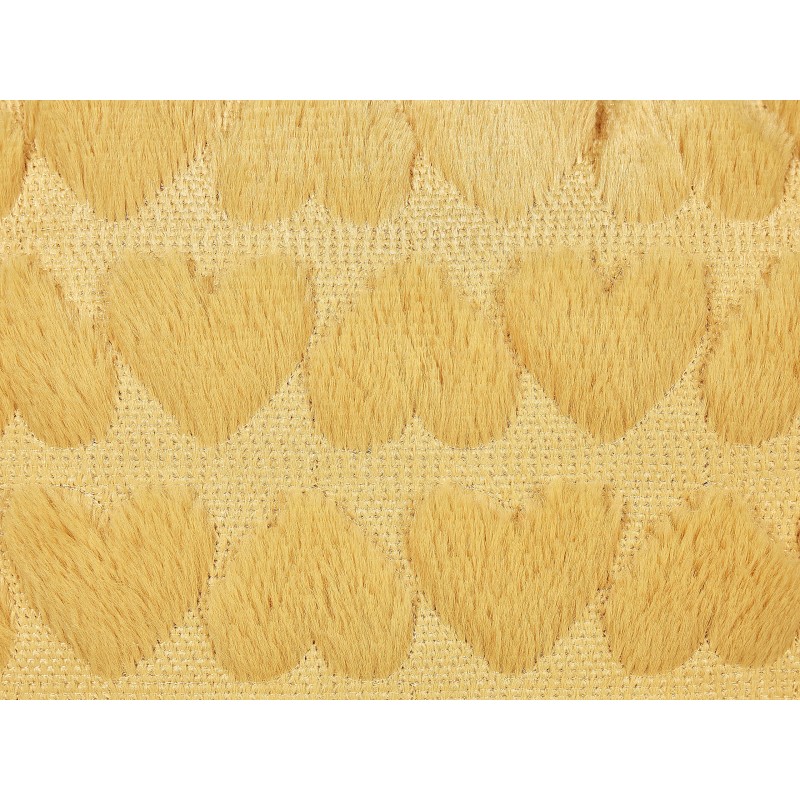 2 poduszki dekoracyjne tuftowane w serca 45 x 45 cm żółte ASTRANTIA 2 poduszki dekoracyjne tuftowane w serca 45 x 45 cm żółte ASTRANTIA