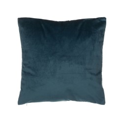 Zestaw 2 poduszek dekoracyjnych FREESIA Welur 45 x 45 cm Lazurowy Wzór roślinny Zestaw 2 poduszek dekoracyjnych FREESIA Welur 45 x 45 cm Lazurowy Wzór roślinny