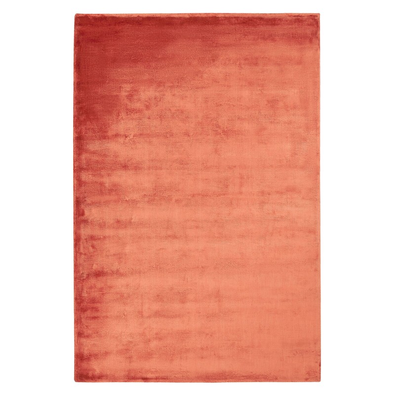 Dywan z wiskozy 140 x 200 cm pomarańczowy GESI II Dywan z wiskozy 140 x 200 cm pomarańczowy GESI II