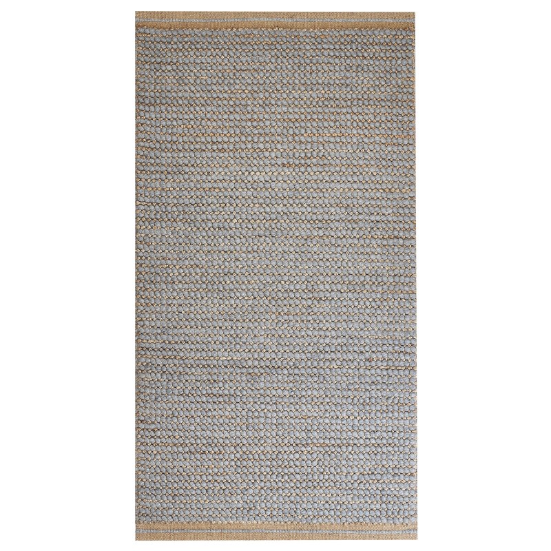 Dywan wełniany 80 x 150 cm szary BANOO