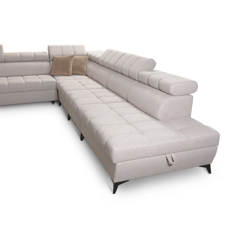 Venna XII corner sofa with a sleeping function and USB port - elegance and functionality in one! Venna XII corner sofa with a sleeping function and USB port - elegance and functionality in one!