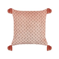 Poduszka dekoracyjna RUMHORA Welur 45 x 45 cm Różowy Wzór kwiatowy Poduszka dekoracyjna RUMHORA Welur 45 x 45 cm Różowy Wzór kwiatowy