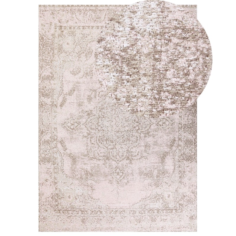 Dywan bawełniany 200 x 300 cm różowy MATARIM