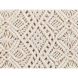 Zestaw 2 poduszek dekoracyjnych PATTAN Bawełna 45 x 45 cm Beżowy Wzór geometryczny Zestaw 2 poduszek dekoracyjnych PATTAN Bawełna 45 x 45 cm Beżowy Wzór geometryczny