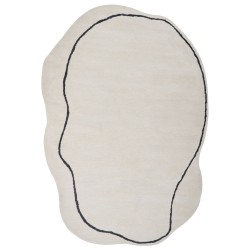 Dywan z wiskozy 160 x 230 cm beżowy DERA Dywan z wiskozy 160 x 230 cm beżowy DERA