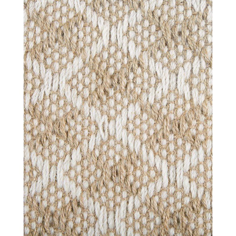 Dywan z juty 50 x 80 cm beżowy AKBEZ Dywan z juty 50 x 80 cm beżowy AKBEZ