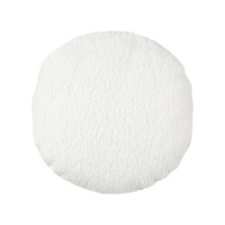 Zestaw 2 poduszek dekoracyjnych RUTABAGA Boucle 30 x 30 cm Biały Jednolity Zestaw 2 poduszek dekoracyjnych RUTABAGA Boucle 30 x 30 cm Biały Jednolity