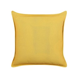 Zestaw 2 poduszek dekoracyjnych RAPIS Welur 45 x 45 cm Żółty Wzór geometryczny Zestaw 2 poduszek dekoracyjnych RAPIS Welur 45 x 45 cm Żółty Wzór geometryczny