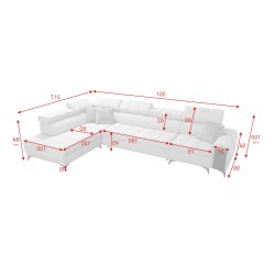 bMeta Title:/b Venna XI Corner Sofa with Sleeping Function - Luxury Style and Functionality | [Your Company]