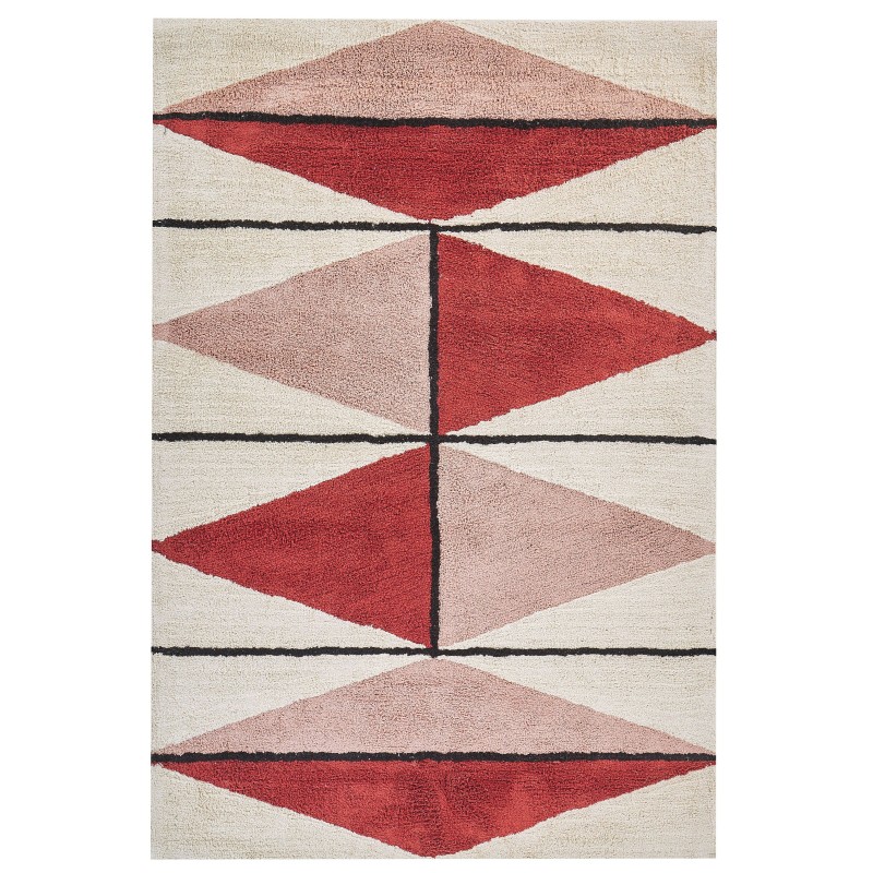 Dywan bawełniany 160 x 230 cm wielokolorowy PURNIA