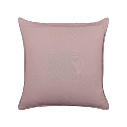 Zestaw 2 poduszek dekoracyjnych ROMNEYA Welur 45 x 45 cm Różowy Wzór kwiatowy Zestaw 2 poduszek dekoracyjnych ROMNEYA Welur 45 x 45 cm Różowy Wzór kwiatowy
