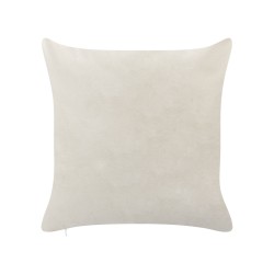 Zestaw 2 poduszek dekoracyjnych PALMIER Welur 45 x 45 cm Złamana biel Wzór świąteczny Zestaw 2 poduszek dekoracyjnych PALMIER Welur 45 x 45 cm Złamana biel Wzór świąteczny