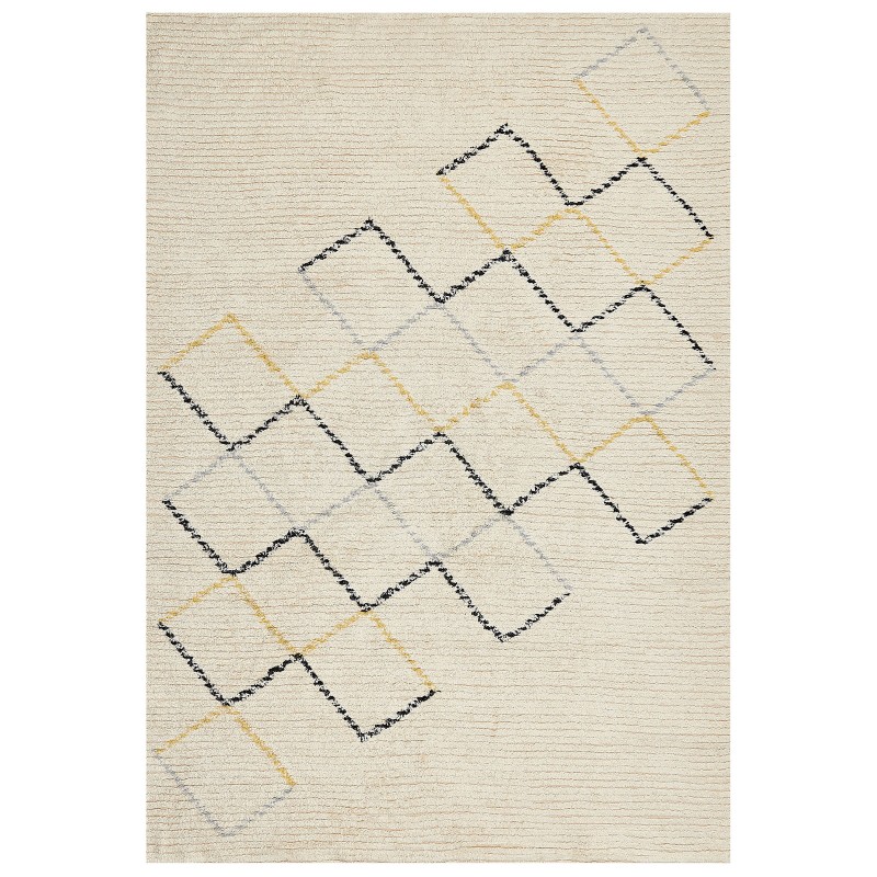 Dywan bawełniany 160 x 230 cm beżowy TEZPUR