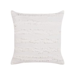 Poduszka dekoracyjna MAKNEH Bawełna 45 x 45 cm Biały Jednolity Poduszka dekoracyjna MAKNEH Bawełna 45 x 45 cm Biały Jednolity