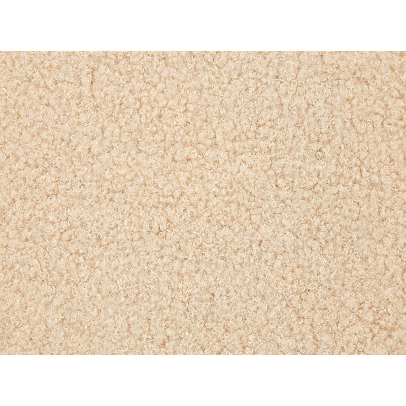 Zestaw 2 poduszek dekoracyjnych LEUZEA Boucle 60 x 60 cm Piaskowy Jednolity Zestaw 2 poduszek dekoracyjnych LEUZEA Boucle 60 x 60 cm Piaskowy Jednolity