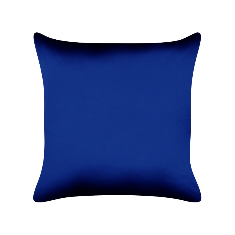 Zestaw 2 poduszek dekoracyjnych MERINGUE Welur 45 x 45 cm Ciemnoniebieski Wzór świąteczny Zestaw 2 poduszek dekoracyjnych MERINGUE Welur 45 x 45 cm Ciemnoniebieski Wzór świąteczny