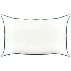 Zestaw 2 poduszek dekoracyjnych JOYCANDY Bawełna 30 x 50 cm Biały Wzór świąteczny Zestaw 2 poduszek dekoracyjnych JOYCANDY Bawełna 30 x 50 cm Biały Wzór świąteczny