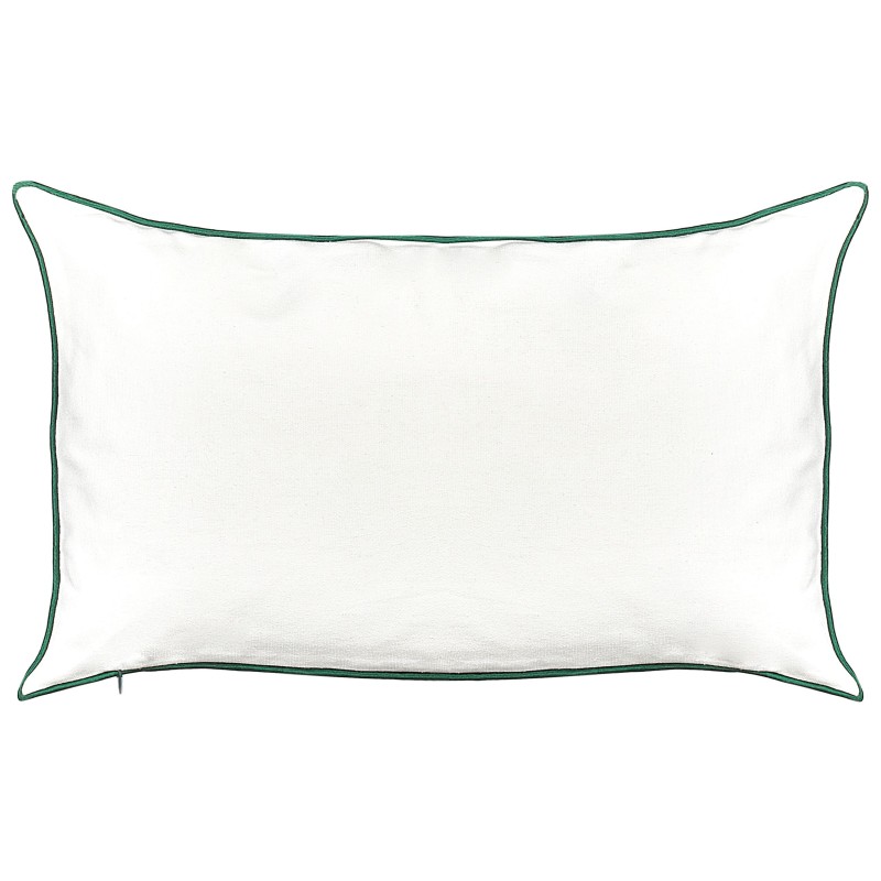 Zestaw 2 poduszek dekoracyjnych JOYCANDY Bawełna 30 x 50 cm Biały Wzór świąteczny Zestaw 2 poduszek dekoracyjnych JOYCANDY Bawełna 30 x 50 cm Biały Wzór świąteczny