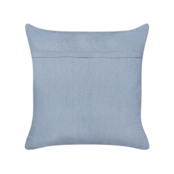 Zestaw 2 poduszek dekoracyjnych PANDOREA Welur 45 x 45 cm Fioletowy Wzór geometryczny Zestaw 2 poduszek dekoracyjnych PANDOREA Welur 45 x 45 cm Fioletowy Wzór geometryczny