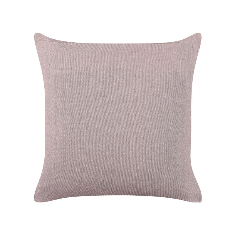 Poduszka dekoracyjna SILYBUM Welur 45 x 45 cm Różowy Wzór geometryczny Poduszka dekoracyjna SILYBUM Welur 45 x 45 cm Różowy Wzór geometryczny