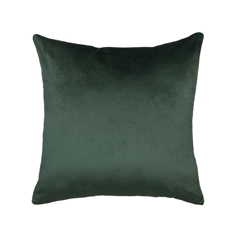 Zestaw 2 poduszek dekoracyjnych ASTILBE Welur 45 x 45 cm Ciemnozielony Wzór roślinny Zestaw 2 poduszek dekoracyjnych ASTILBE Welur 45 x 45 cm Ciemnozielony Wzór roślinny