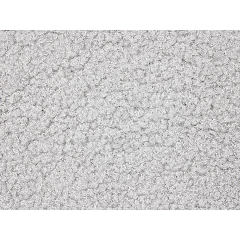 Zestaw 2 poduszek dekoracyjnych LEUZEA Boucle 45 x 45 cm Szary Jednolity Zestaw 2 poduszek dekoracyjnych LEUZEA Boucle 45 x 45 cm Szary Jednolity