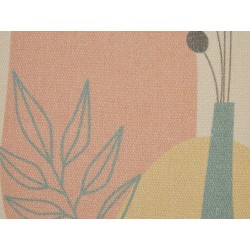 Zestaw 2 poduszek dekoracyjnych CARDOON 45 x 45 cm Biały Wzór abstrakcyjny Zestaw 2 poduszek dekoracyjnych CARDOON 45 x 45 cm Biały Wzór abstrakcyjny
