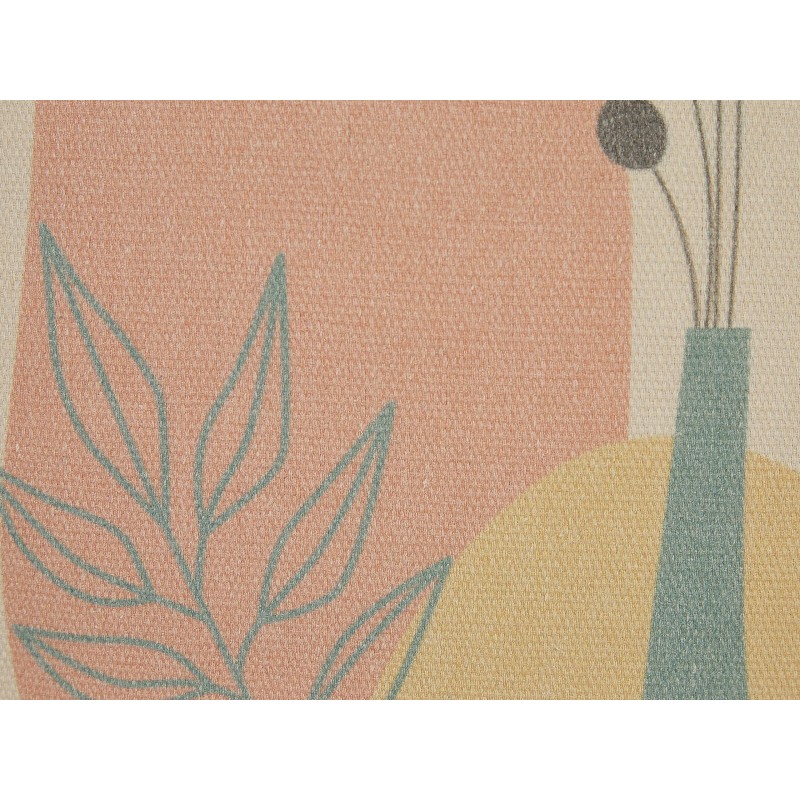 Zestaw 2 poduszek dekoracyjnych CARDOON 45 x 45 cm Biały Wzór abstrakcyjny Zestaw 2 poduszek dekoracyjnych CARDOON 45 x 45 cm Biały Wzór abstrakcyjny