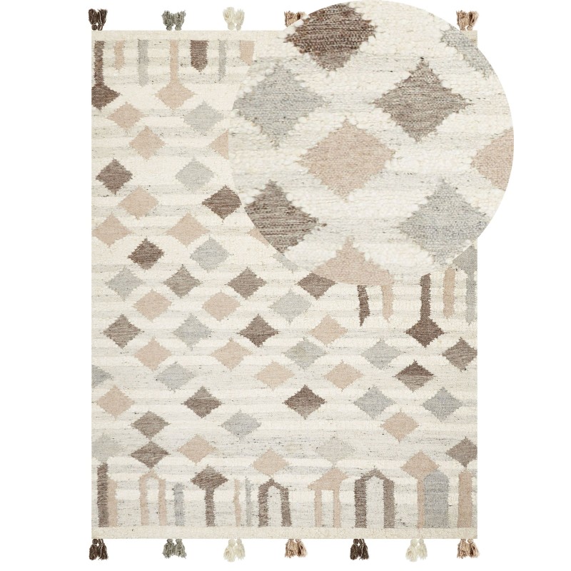 Dywan wełniany kilim 160 x 230 cm wielokolorowy KAGHTSRASHEN