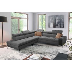 Venna IX Ecksofa mit Schlaffunktion, USB-Anschluss und aufklappbar