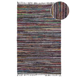 Dywan 140 x 200 cm ciemny wielokolorowy DANCA Dywan 140 x 200 cm ciemny wielokolorowy DANCA
