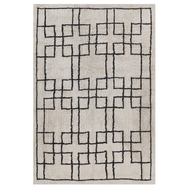 Dywan bawełniany 160 x 230 cm beżowy TURHAL