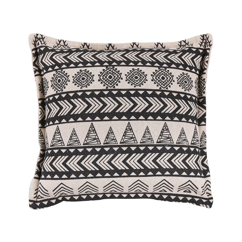 Zestaw 2 poduszek dekoracyjnych HENTEPE Bawełna 45 x 45 cm Czarny Wzór geometryczny Zestaw 2 poduszek dekoracyjnych HENTEPE Bawełna 45 x 45 cm Czarny Wzór geometryczny