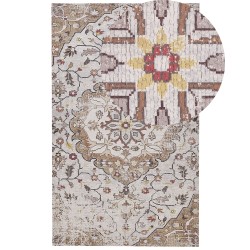 Dywan 150 x 230 cm beżowo-brązowy KATTAKKADA Dywan 150 x 230 cm beżowo-brązowy KATTAKKADA