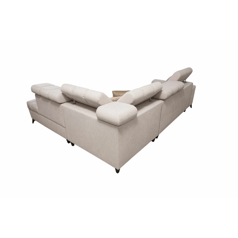 Ecksofa Venna VII mit Schlaffunktion, USB-Anschluss und öffnender Bar Plusz, Avra 16 Ecksofa Venna VII mit Schlaffunktion, USB-Anschluss und öffnender Bar Plusz, Avra 16