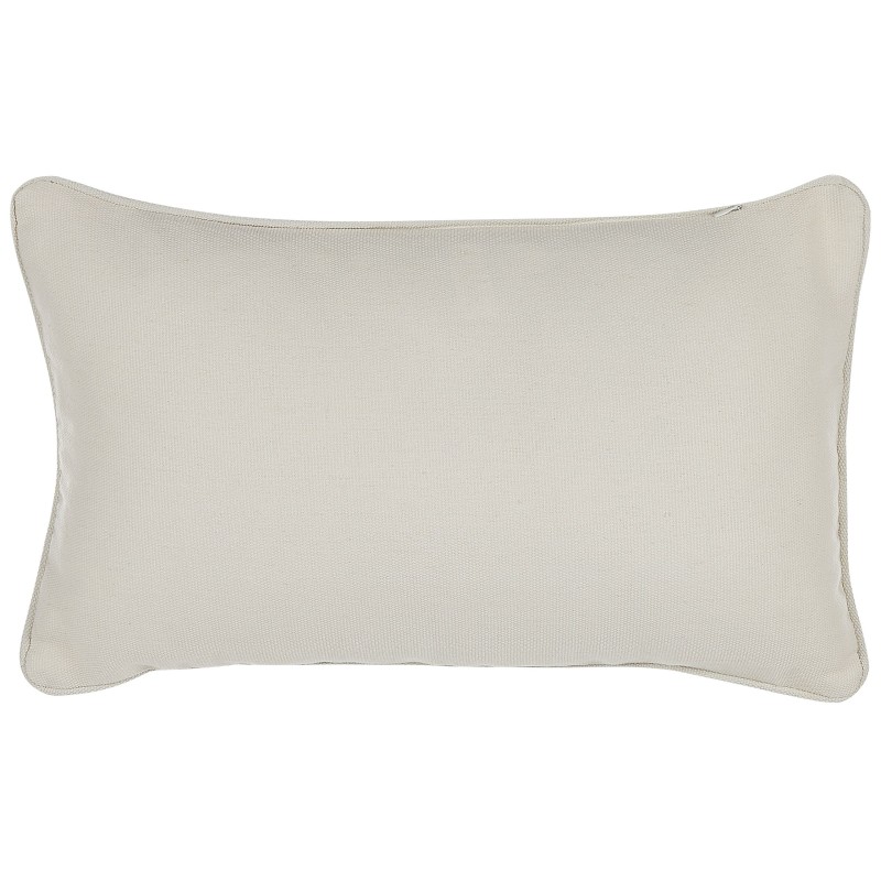 Zestaw 2 poduszek dekoracyjnych HELIOTROPE 30 x 50 cm Biały Jednolity