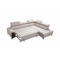 Venna VII corner sofa with a sleeping function, USB port, and opening bar Plush, Avra 6 Venna VII corner sofa with a sleeping function, USB port, and opening bar Plush, Avra 6