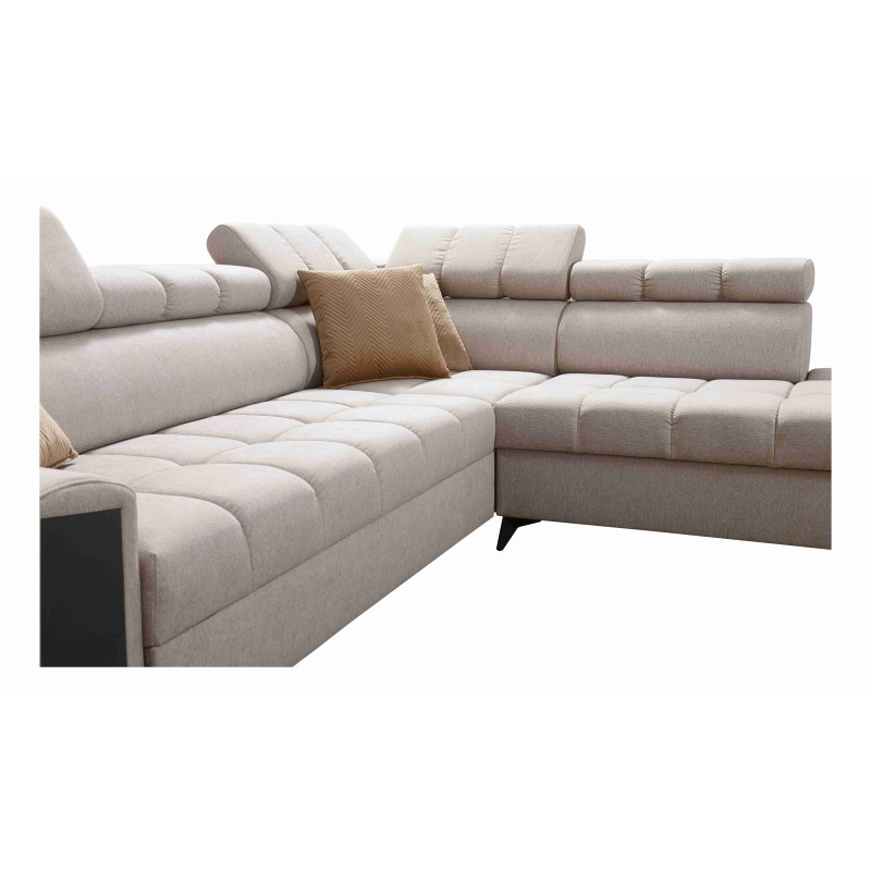 Venna VII corner sofa with a sleeping function, USB port, and opening bar Plush, Avra 6 Venna VII corner sofa with a sleeping function, USB port, and opening bar Plush, Avra 6