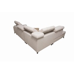Venna VII corner sofa with sleeping function, USB port, and opening bar Plusz, Avra 17 Venna VII corner sofa with sleeping function, USB port, and opening bar Plusz, Avra 17
