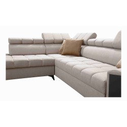 Venna VII corner sofa with sleeping function, USB port, and opening bar Plusz, Avra 17 Venna VII corner sofa with sleeping function, USB port, and opening bar Plusz, Avra 17