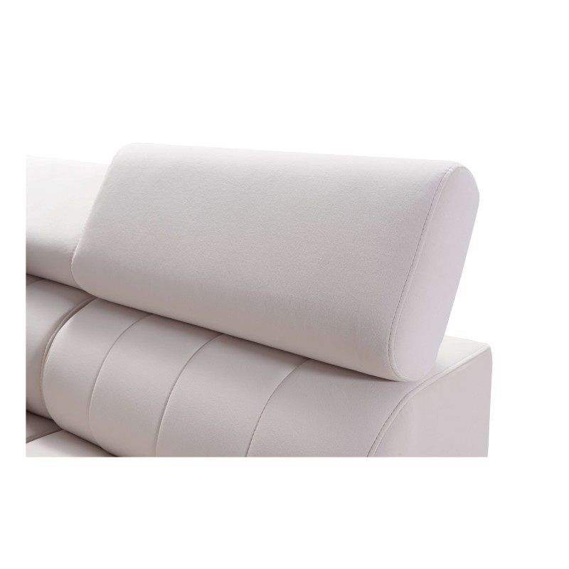 Elegancki Narożnik w kształcie U Arco VI z funkcją spania - Velvet, Mono 239 + Ecoskóra Elegancki Narożnik w kształcie U Arco VI z funkcją spania - Velvet, Mono 239 + Ecoskóra