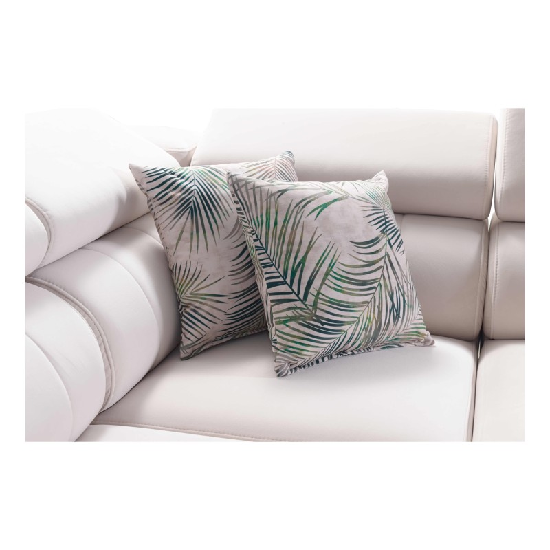 Elegancki Narożnik w kształcie U Arco VI z funkcją spania - Velvet, Mono 241 + Ecoskóra Elegancki Narożnik w kształcie U Arco VI z funkcją spania - Velvet, Mono 241 + Ecoskóra