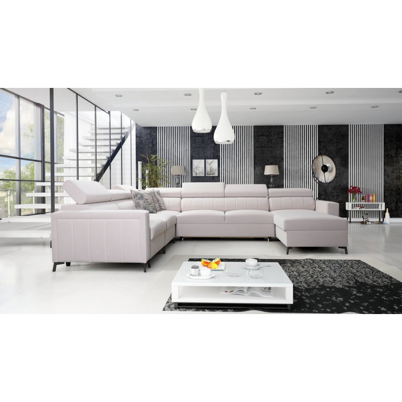 U-shaped corner sofa Arco VII with sleeping function – where elegance meets functionality